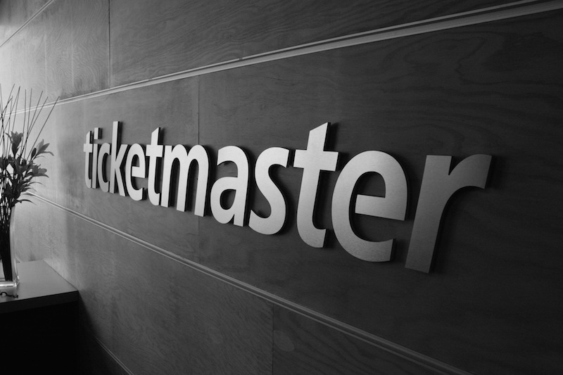 Entrance to the Ticketmaster Scottsdale office at Skysong